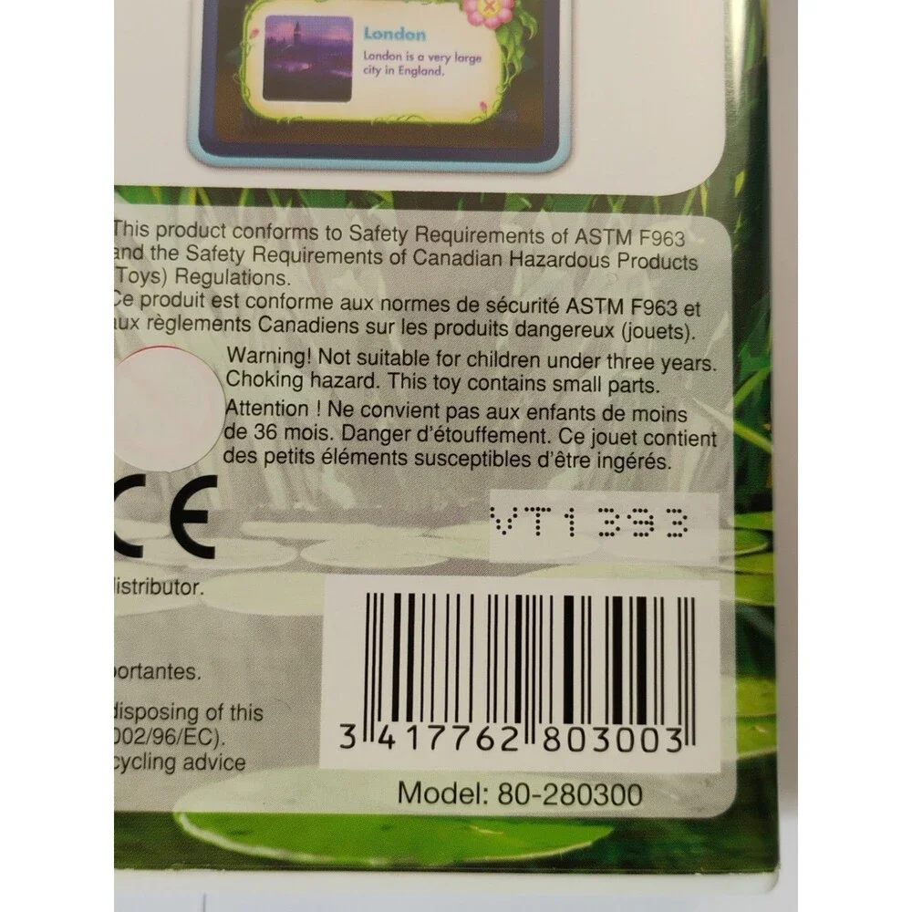 Vtech V Reader TinkerBell Great Fairy Rescue New Sealed  5-7 years Disney Manual